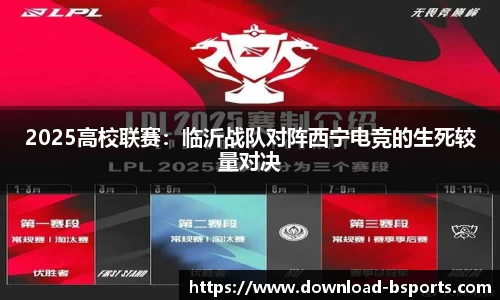 2025高校联赛：临沂战队对阵西宁电竞的生死较量对决